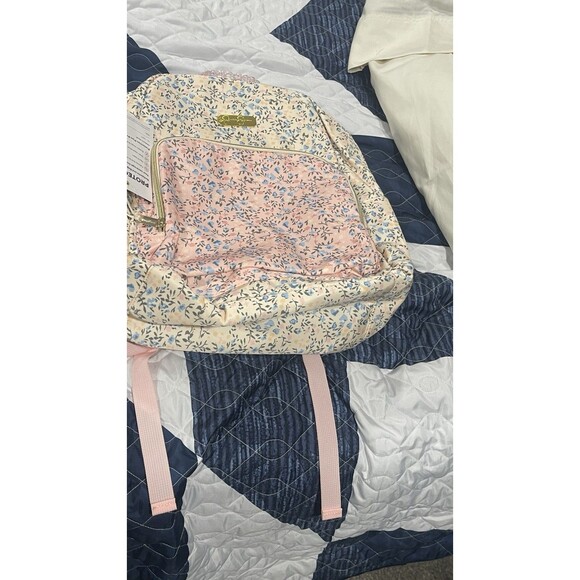 Jessica Simpson Pink floral laptop backpack New with Tags - Picture 7 of 9